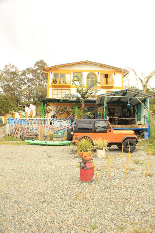 Alegria Hostel Boutique Guatapé Eksteriør bilde